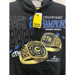 Chinatown Market Hoodie "Back To Back Champion" NWT Medium.